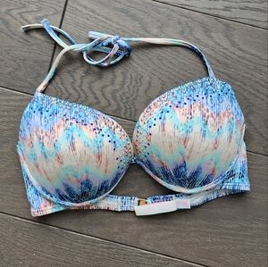 Victoria's Secret Embellished Pushup Bikini Top